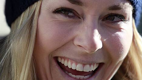 Lindsey Vonn-Ski Alpin-lachend