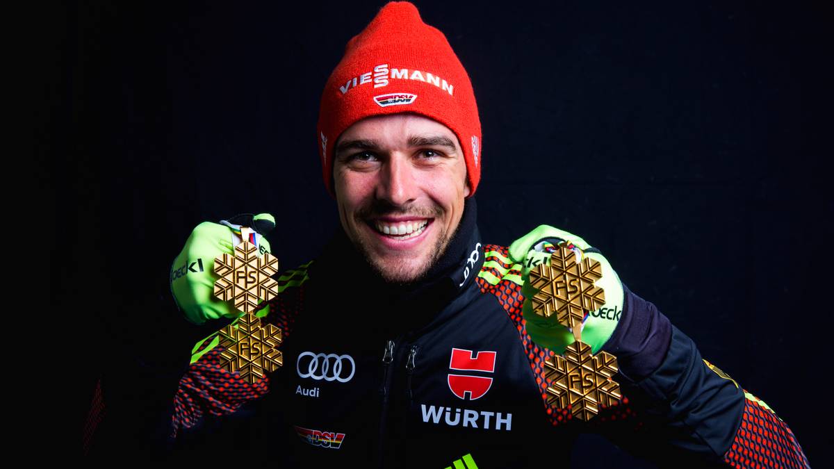 Johannes Rydzek ist der Goldjunge der Nordischen Ski-WM. Der 25-Jährige holte in der Nordischen Kombination bei vier Starts viermal Gold. Trainer Hermann Weinbuch bezeichnete seinen Schützling gar als "Lichtgestalt". SPORT1 präsentiert die Medaillensammler
