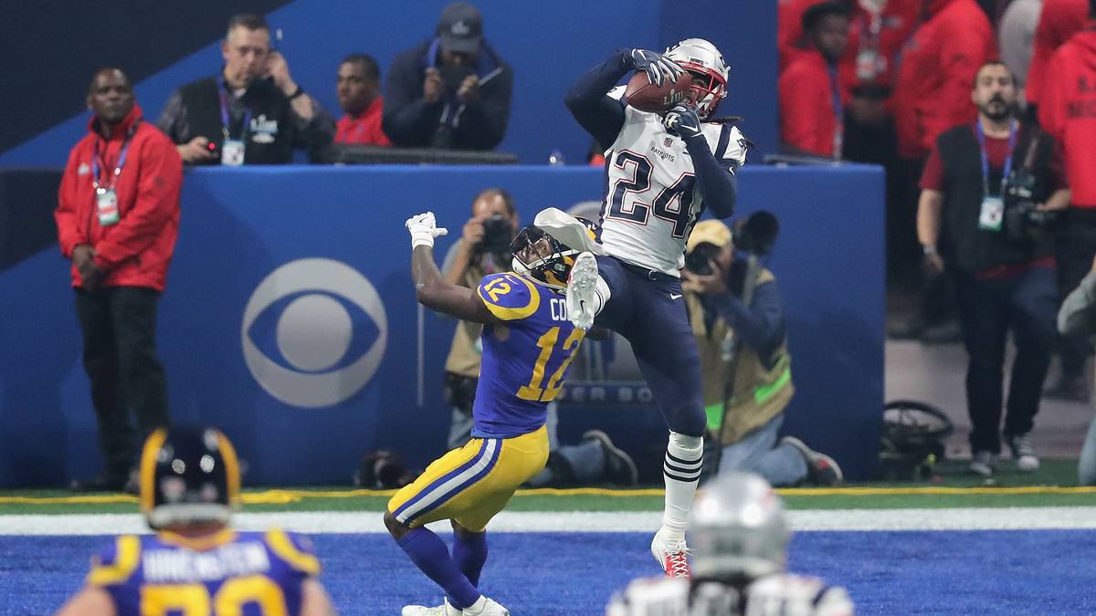 Patriots Cornerback Stephon Gilmore bedankt sich...