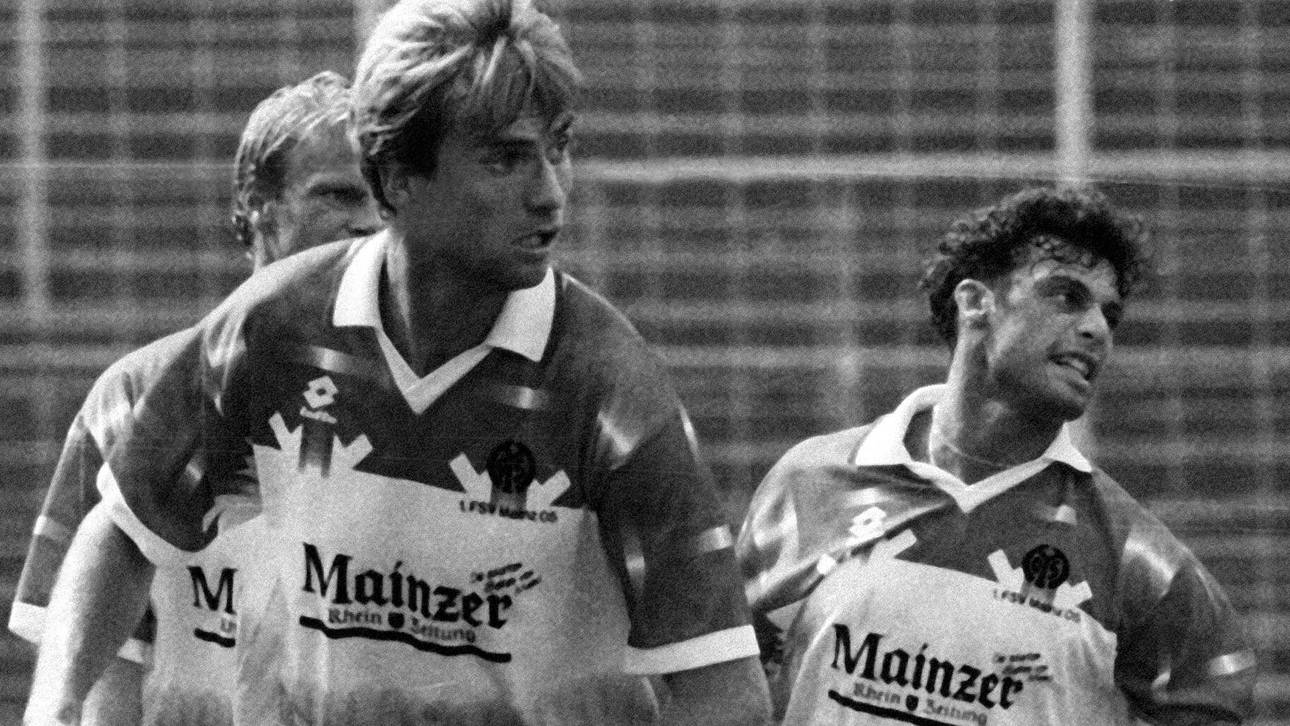 Jürgen Klopp und Fabrizio Hayer als Mainzer Spieler im Jahr 1992