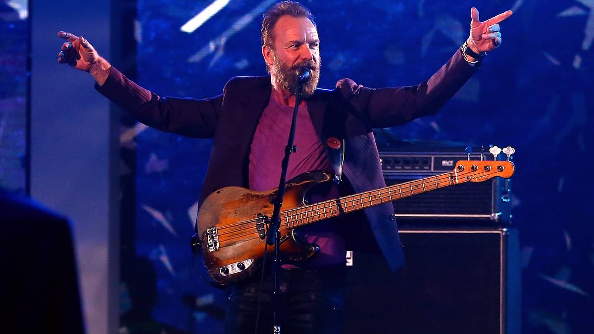 Musiklegende Sting rockt die Halbzeitpause