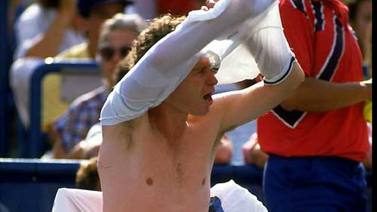 Selbst auf der Bank gab der ehemalige Weltranglistenerste keine Ruhe