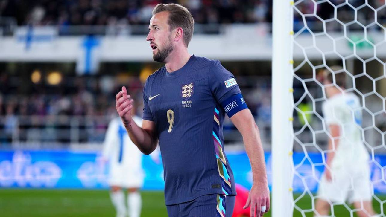 Harry Kane trifft auch in der Nations League gegen Finnland nicht