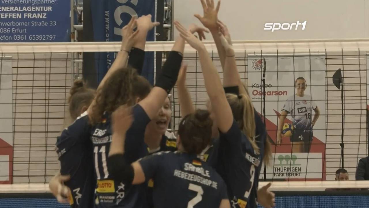 Volleyball-Bundesliga: VfB Suhl gewinnt Thüringen-Derby in Erfurt