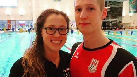 Die deutschen Schwimm-Asse Sarah Köhler und Florian Wellbrock 