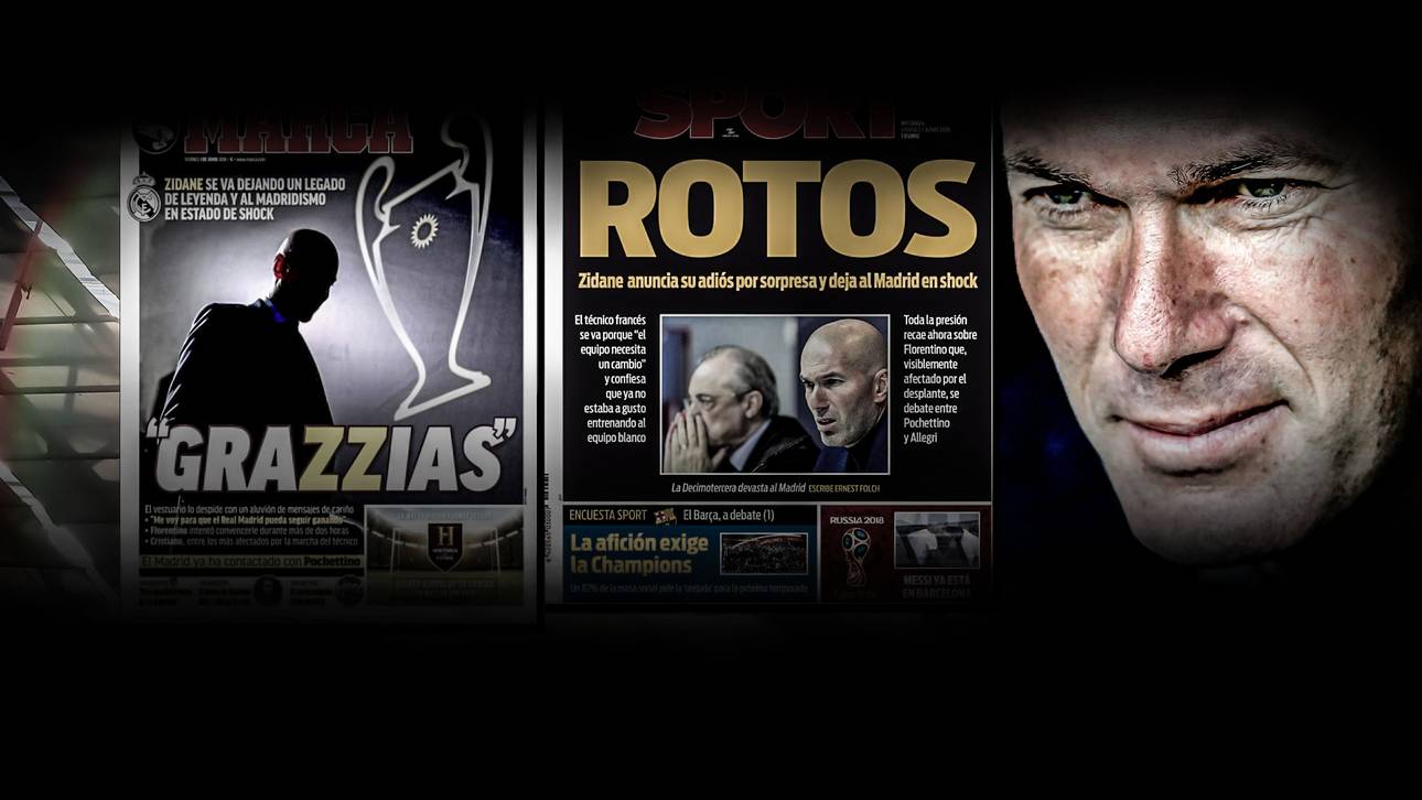 Zidane: Presse mit Dank und Kritik