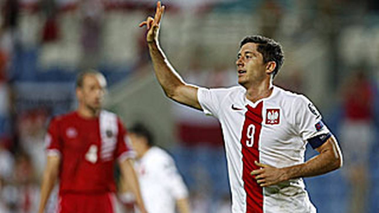 Lewandowski schießt Gibraltar ab