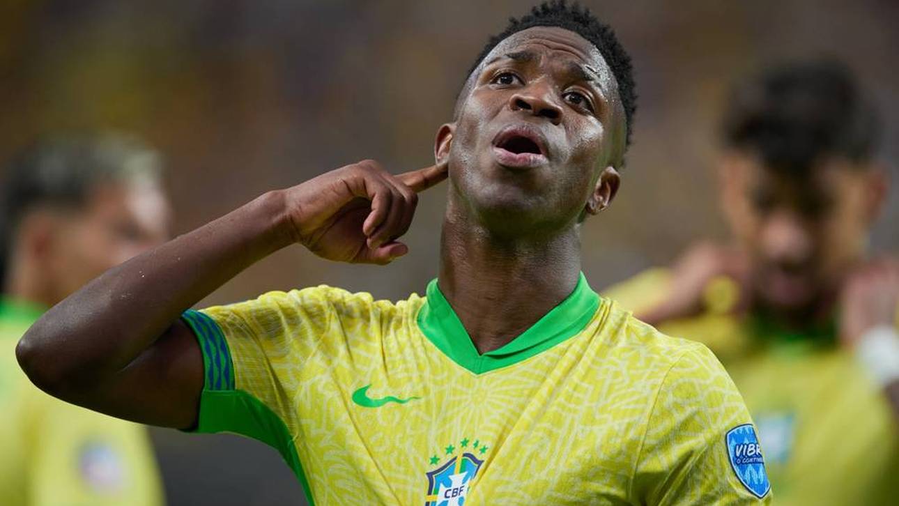 Vinicius glänzt bei Brasilien-Gala