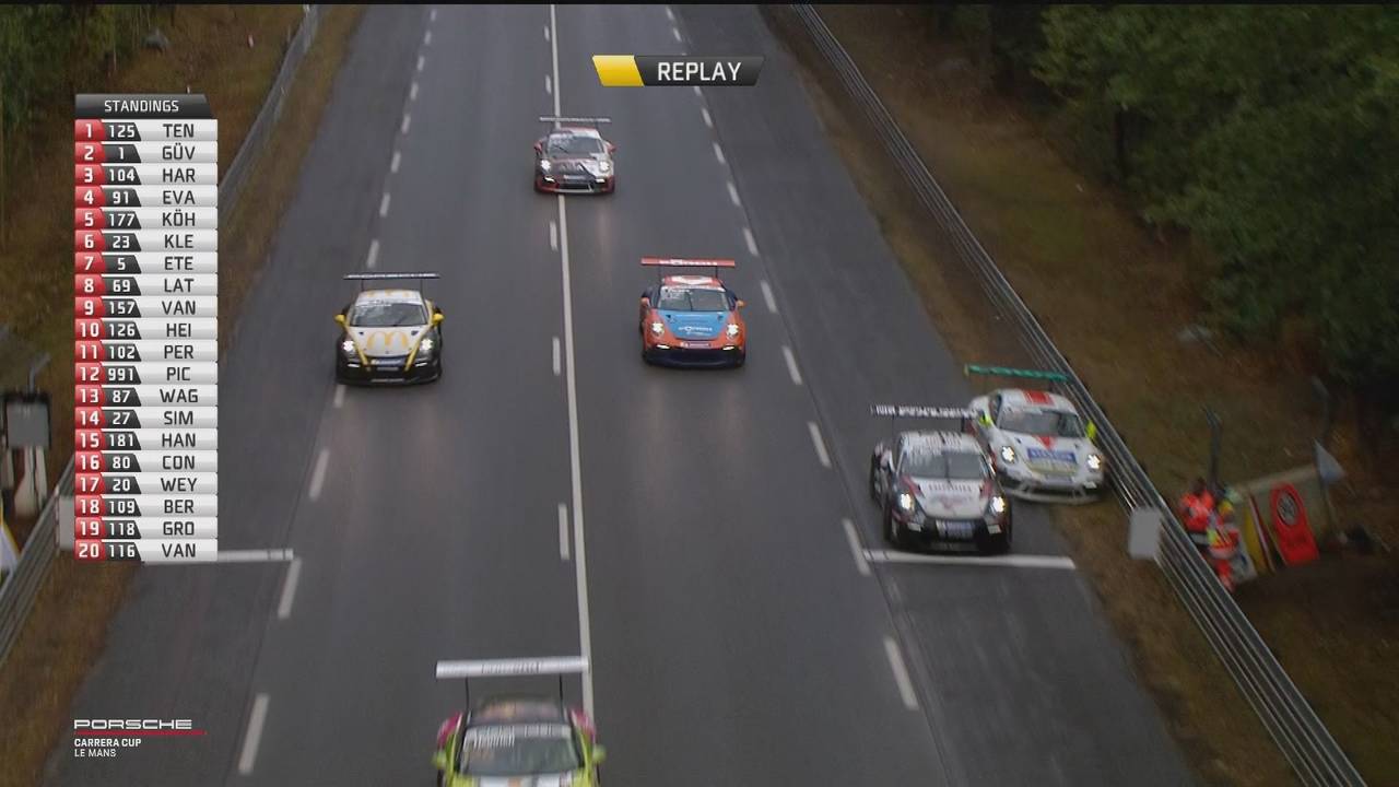 Porsche Carrera Cup: Larry ten Voorde siegt in Le Mans