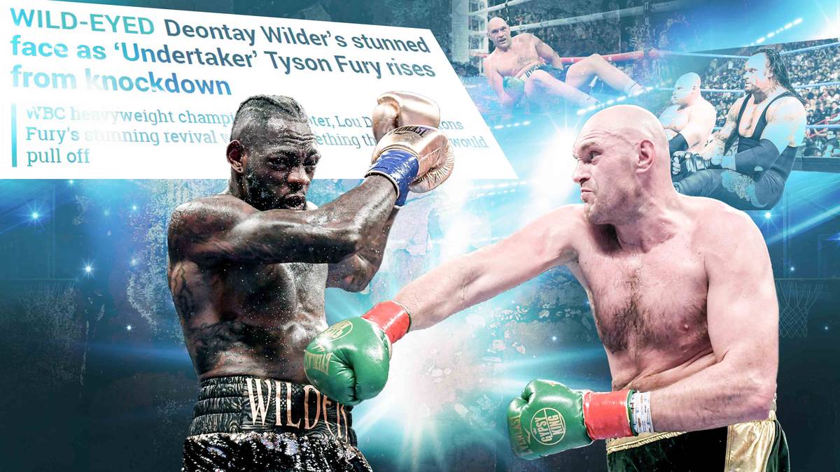 Tyson Fury ist wieder da: Der Brite (r.) holt nach zwei Jahren voller persönlicher Niederschläge ein Unentschieden gegen WBC-Champion Deontay Wilder und verpasst den Sieg nur hauchdünn