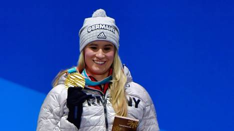 Natalie Geisenberger gewann im Rodeln die Goldmedaille