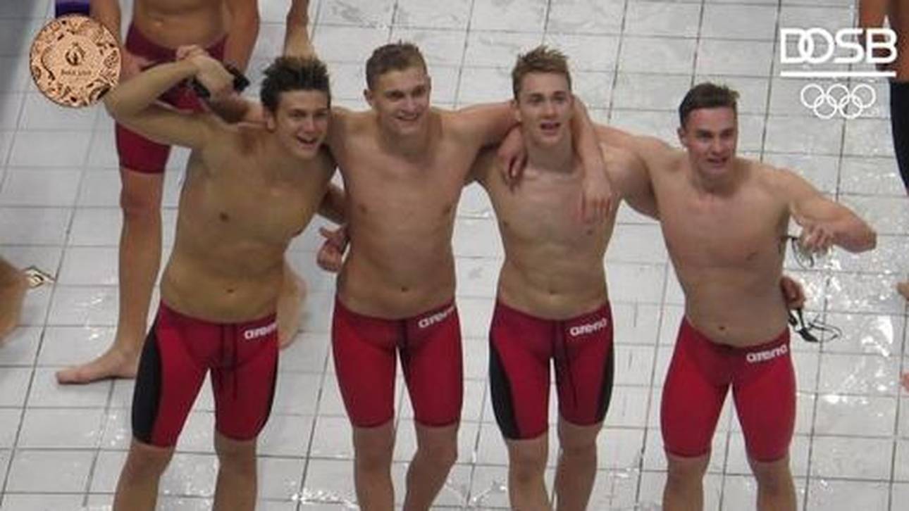 Bronze für deutsche Freistil-Staffel