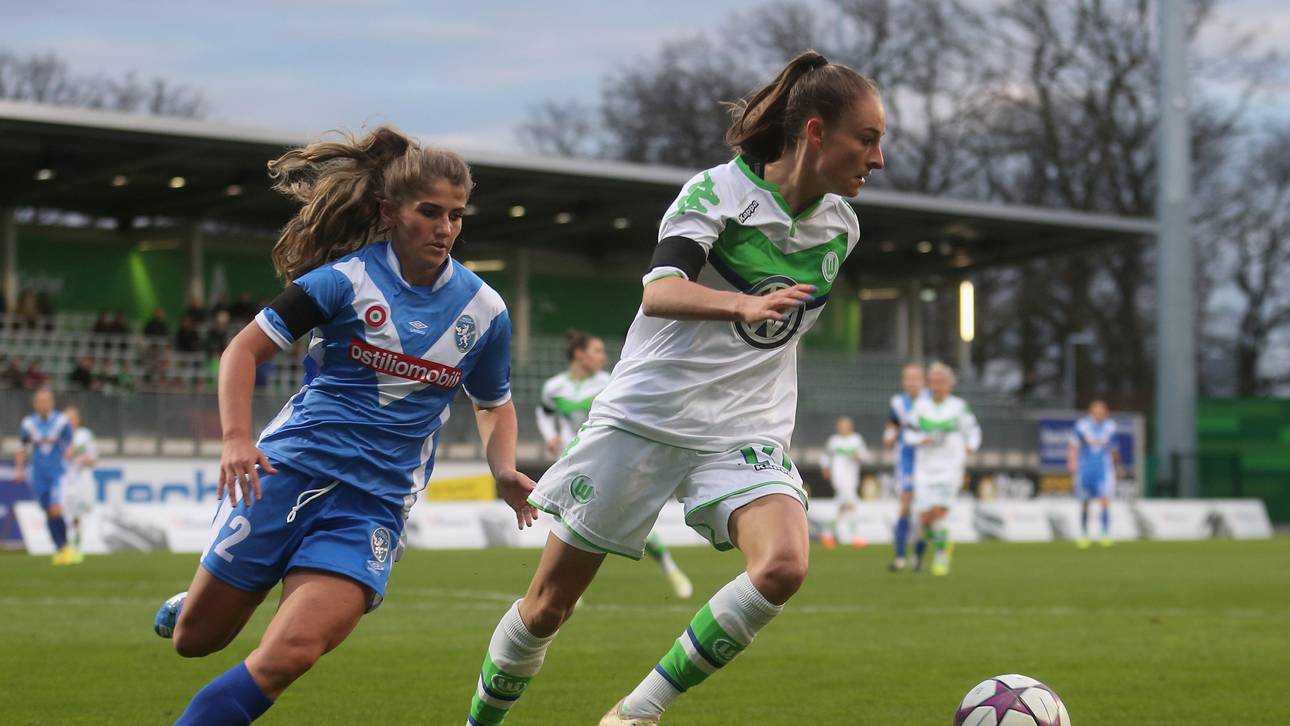 Wolfsburg mit einem Bein im Halbfinale