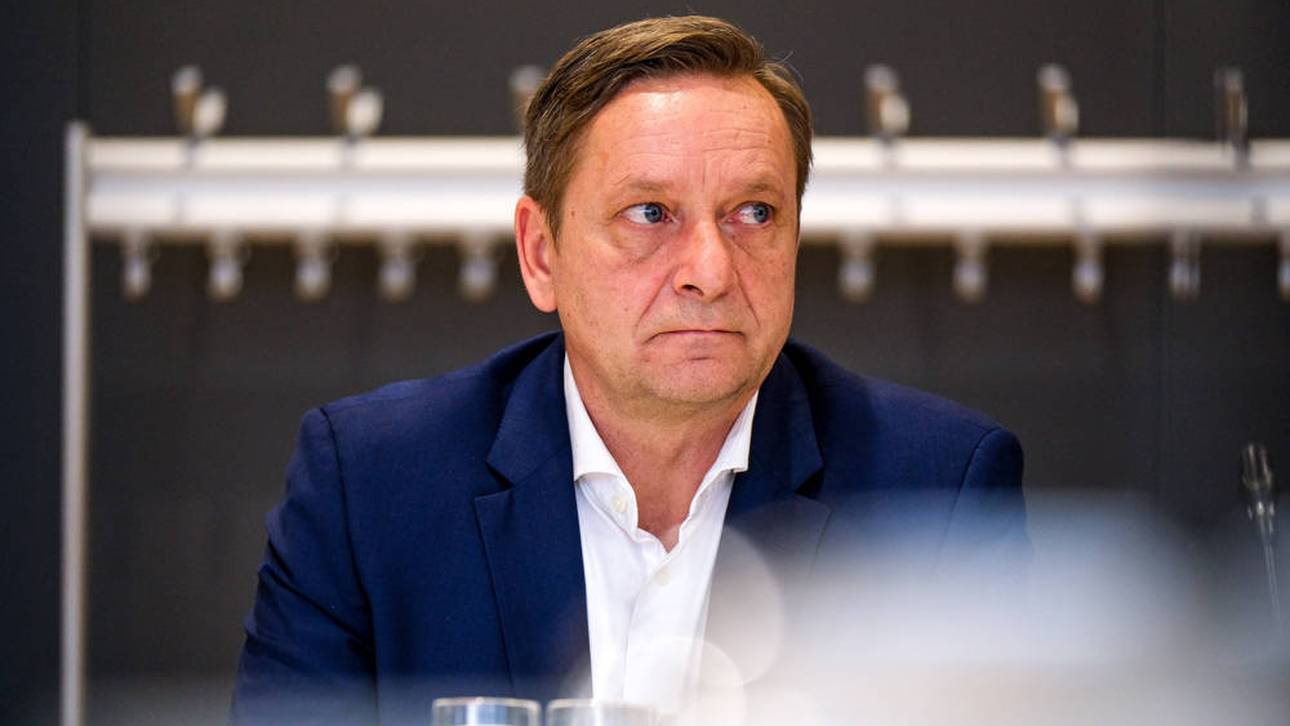 Horst Heldt bei der neuerlichen Verhandlung