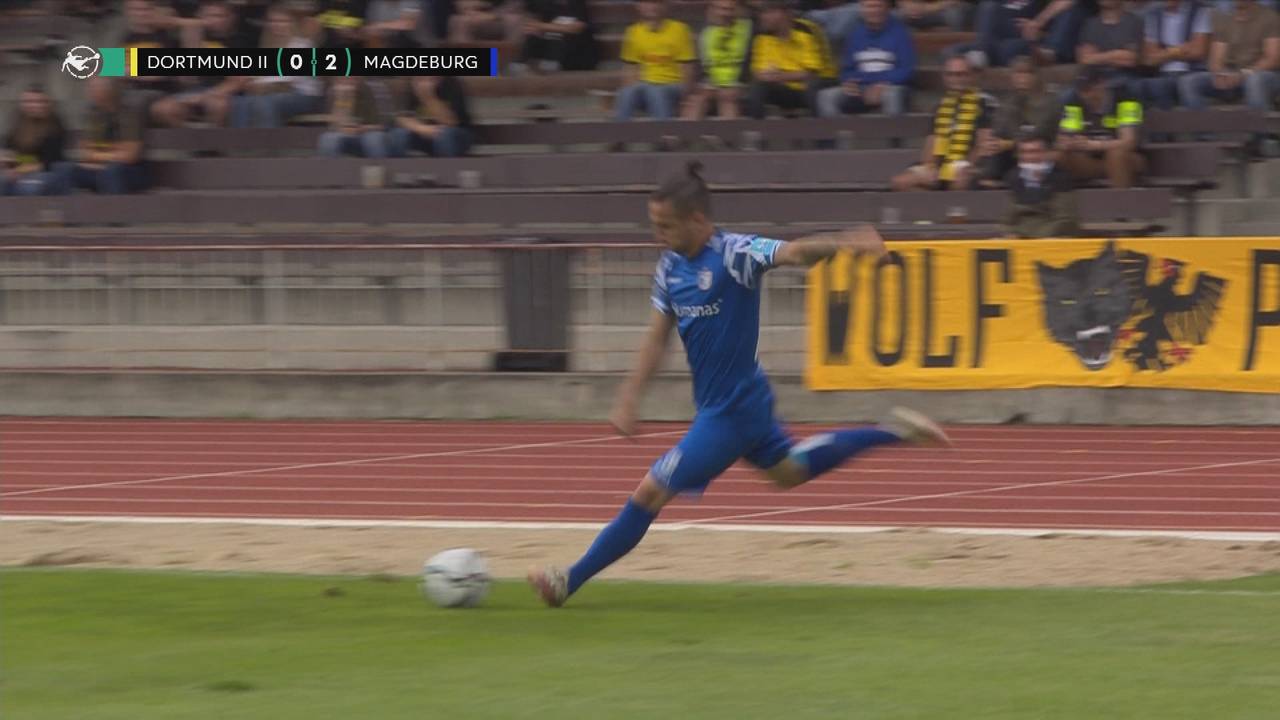 Borussia Dortmund II - 1. FC Magdeburg (0:2): Tore und Highlights
