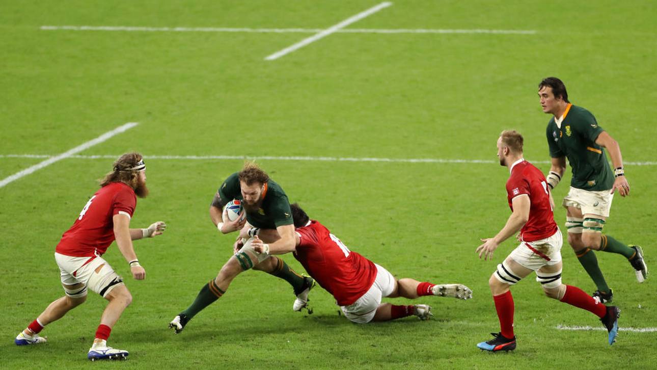 Rugby-WM: Südafrika im Viertelfinale