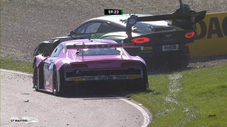 Beim zweiten Rennen der GT Masters auf dem Sachsenring verlieren die Halbzeitmeister die Pole-Position.