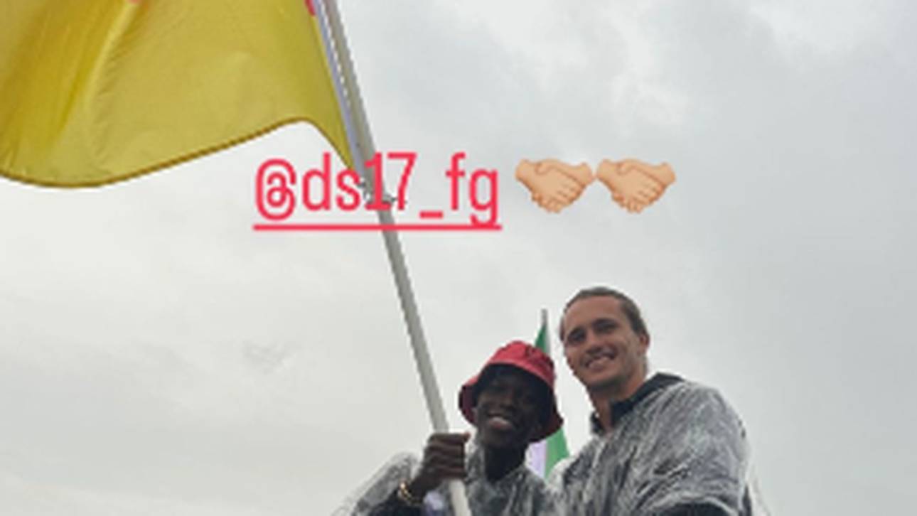 Dennis Schröder lässt Alexander Zverev die Fahne schwenken