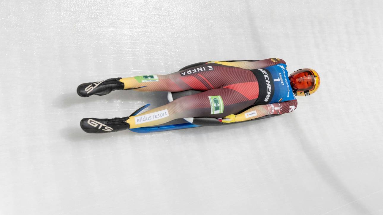 Rodeln: Fräbel Zweite – Taubitz enttäuscht