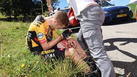 Steven Kruijswijk zog sich bei der Dauphiné einen Schulterbruch zu