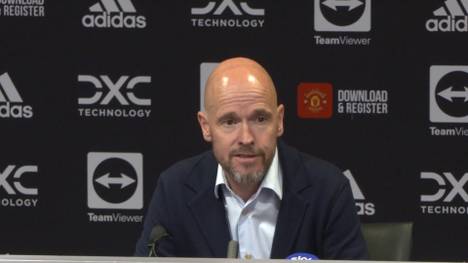 Manchester-United-Trainer Erik ten Hag lobt die Entwicklung von Jadon Sancho und spricht über die Anweisungen die er während des Spiels seiner Mannschaft gab. 