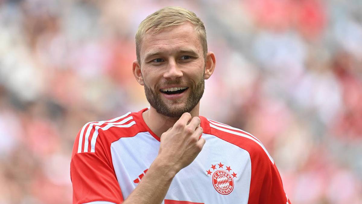 Konrad Laimer setzt sich mit dem FC Bayern hohe Ziele