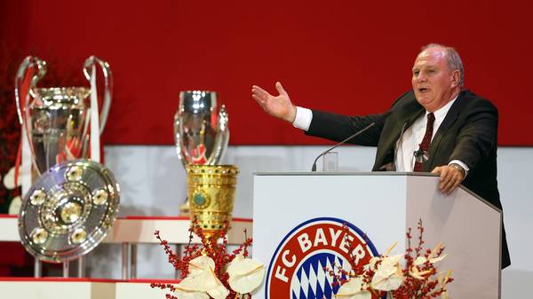 Uli Hoeneß verabschiedet sich am Freitag von den Bayern-Fans
