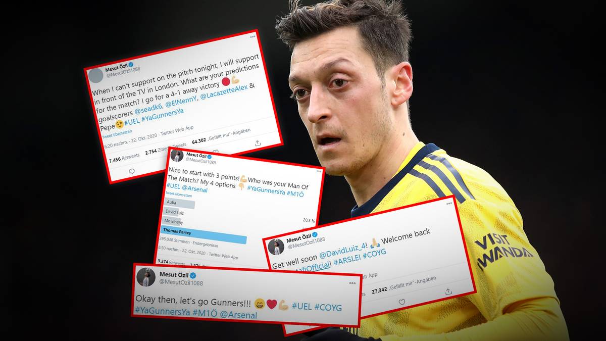Twitter statt Fußball: Mesut Özil ist der bestbezahlte Fanboy des FC Arsenal