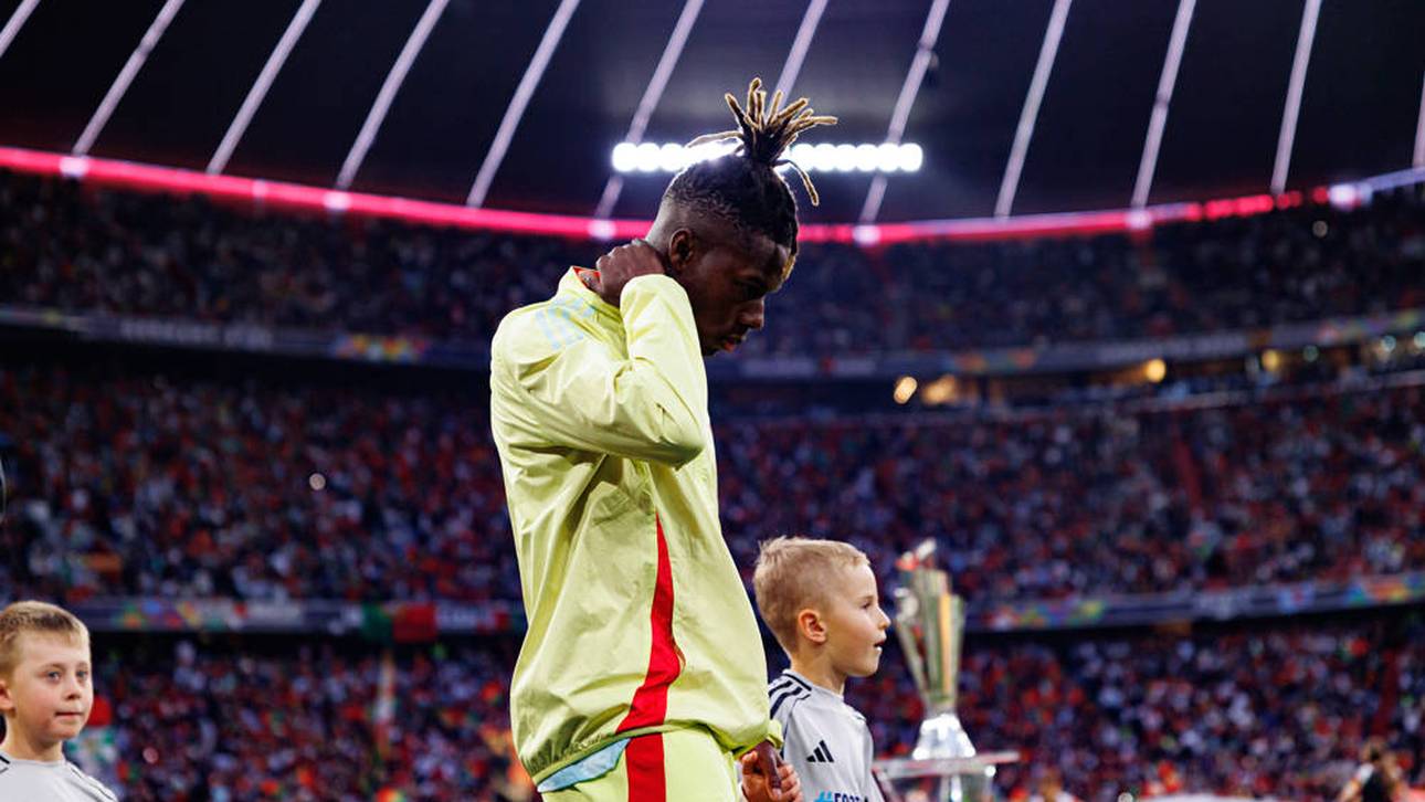 Nico Williams beim Nations-League-Finale in München