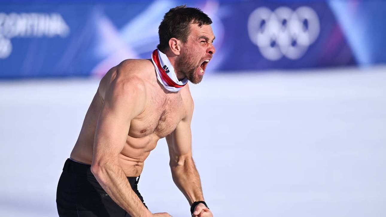 Benjamin Karl jubelt über seinen Olympiasieg 