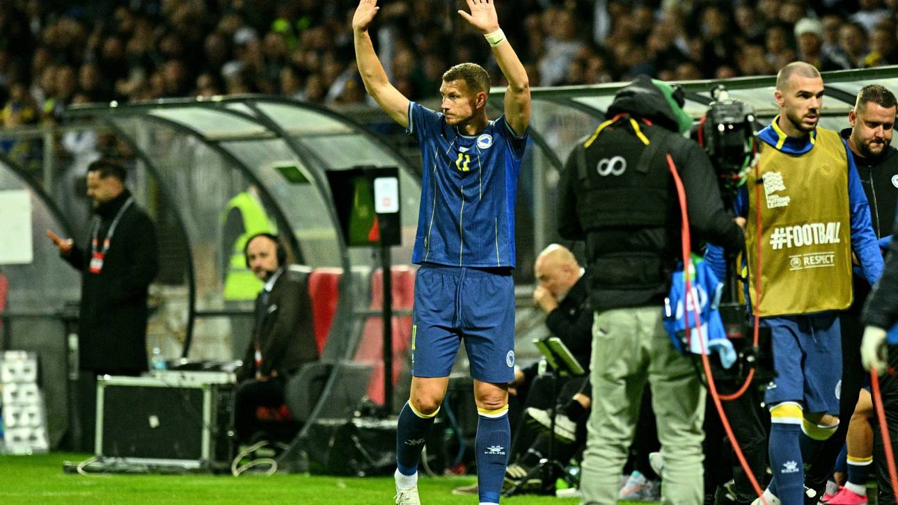 Spalier für Dzeko: Bosniens „Diamant“ tritt ab