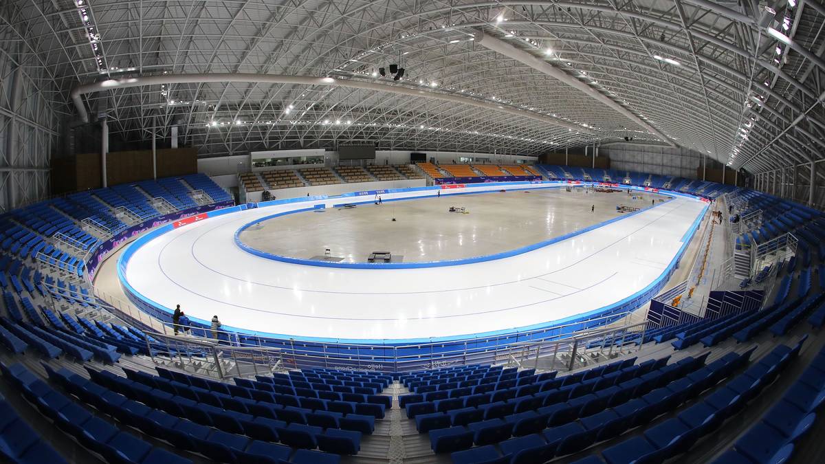 GANGNEUNG OVAL (GOV): Eisschnelllauf - Kapazität: 7635 Zuschauer (nur Sitzplätze)