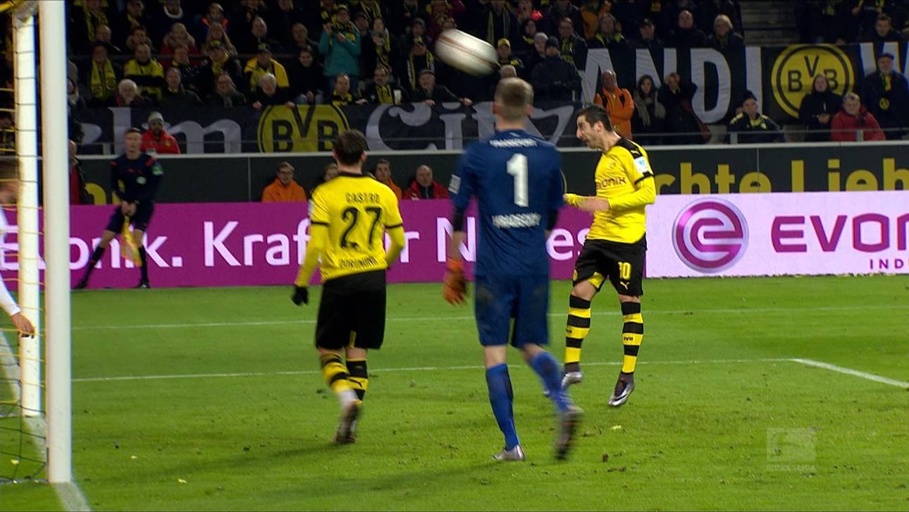 Mkhitaryan lacht über Slapstick-Szene