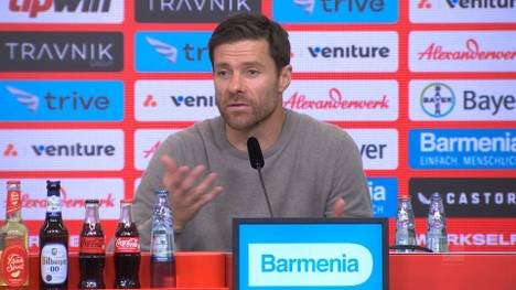 Nach dem klaren Derbysieg gegen den 1. FC Köln ist Bayer Leverkusens Trainer Xabi Alonso restlos zufrieden.