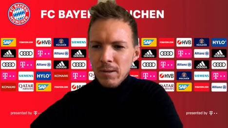 Die 0:5-Blamage im DFB-Pokal gegen Borussia Mönchengladbach, hat auch bei Julian Nagelsmann Spuren hinterlassen. Der Trainer erklärt, wie er während des Spiels von zuhause aus gelitten hat.