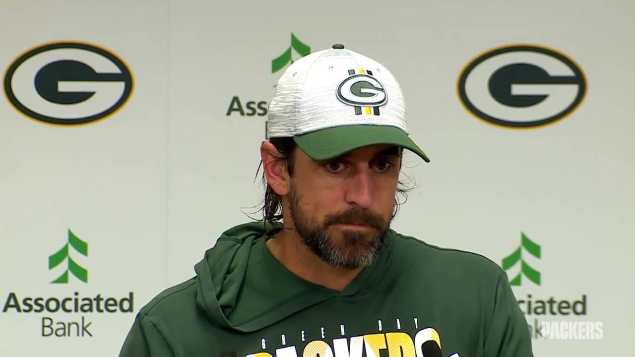 Diese Pressekonferenz aus dem August bringt Aaron Rodgers jetzt in Bedrängnis