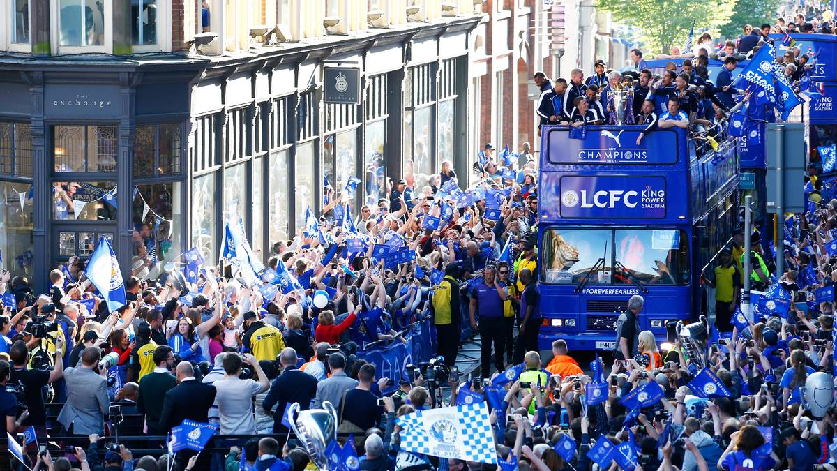 PLATZ 20 - LEICESTER CITY (Vorjahr: NEU): 172,1 Millionen Euro (2014/15: 137,2 Millionen Euro)