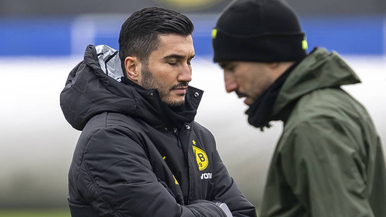 Emre Can verabschiedet sich von Trainer Nuri Sahin 