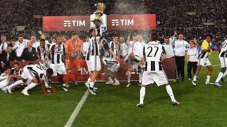 Die Juve-Stars feiern in Rom