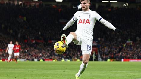 Timo Werner bei seinem Debüt für die Spurs