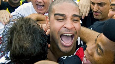 Adriano begann seine Karriere bei Flamengo Rio de Janeiro