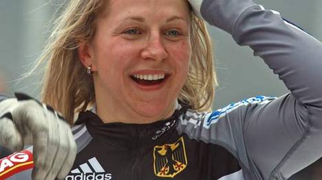 Cathleen Martini wurde 2011 Weltmeisterin im Zweierbob