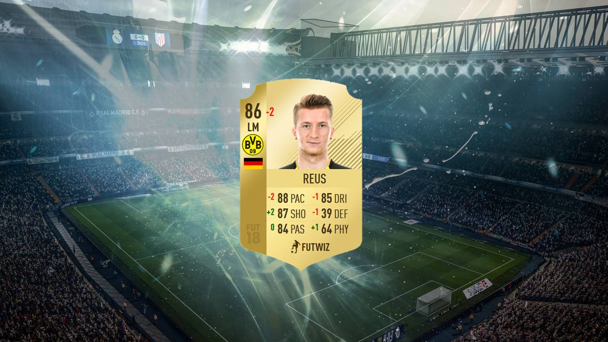 Erst Cover-Star, dann das Downgrade: Marco Reus gehört eindeutig zu den Verlierern bei den FIFA-18-Ratings