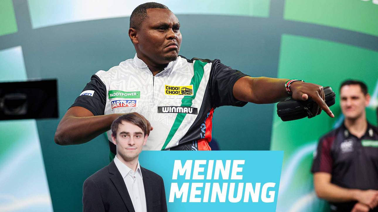David Munyua hat bei der Darts-WM die Massen begeistert