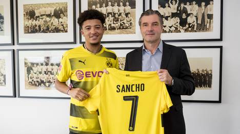 Jadon Sancho wechselte Ende August von Manchester City zu Borussia Dortmund