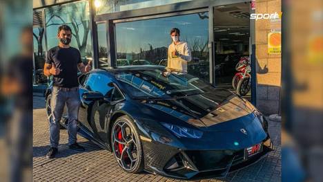 Barca-Neuzugang Trincao trifft erstmal für die Katalanen - und belohnt sich gleich direkt mal mit einem schicken Sportwagen.