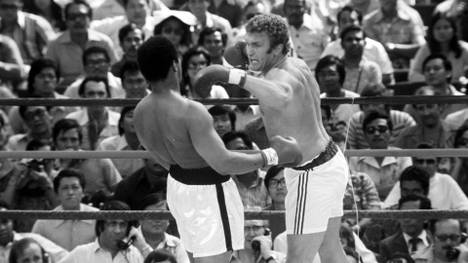 Bugner (r.) 1975 im Duell mit Ali 