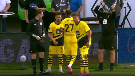 Jermain Nischalke ist schon jetzt der wohl bekannteste Neuzugang der U23 von Borussia Dortmund. Nach seiner Einwechslung in Münster wird er von den Fans gefeiert - dank seinem besonderen Namen.