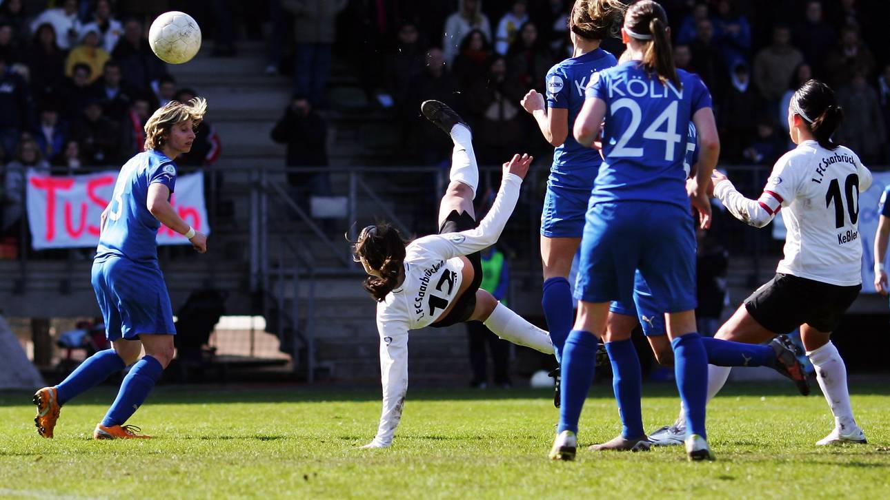 TuS Koeln v 1. FC Saarbruecken - Women DFB Cup