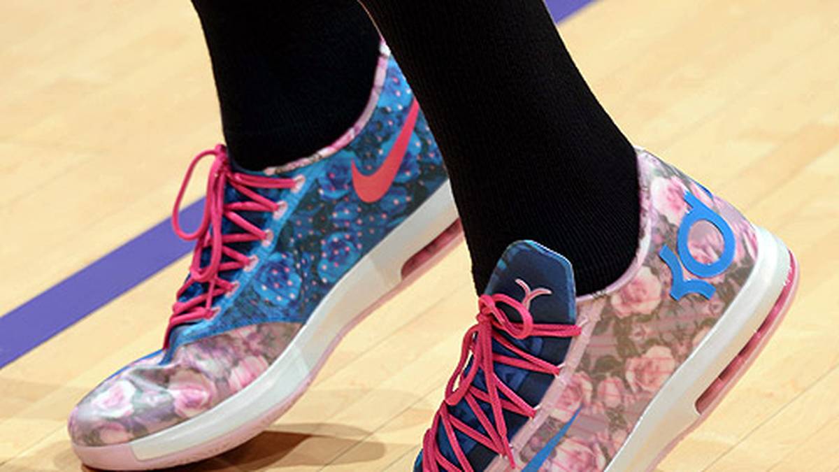 Diese Schühchen erinnern eher an Ballett als an Basketball. Kevin Durant ist eben ein echtes Multitalent